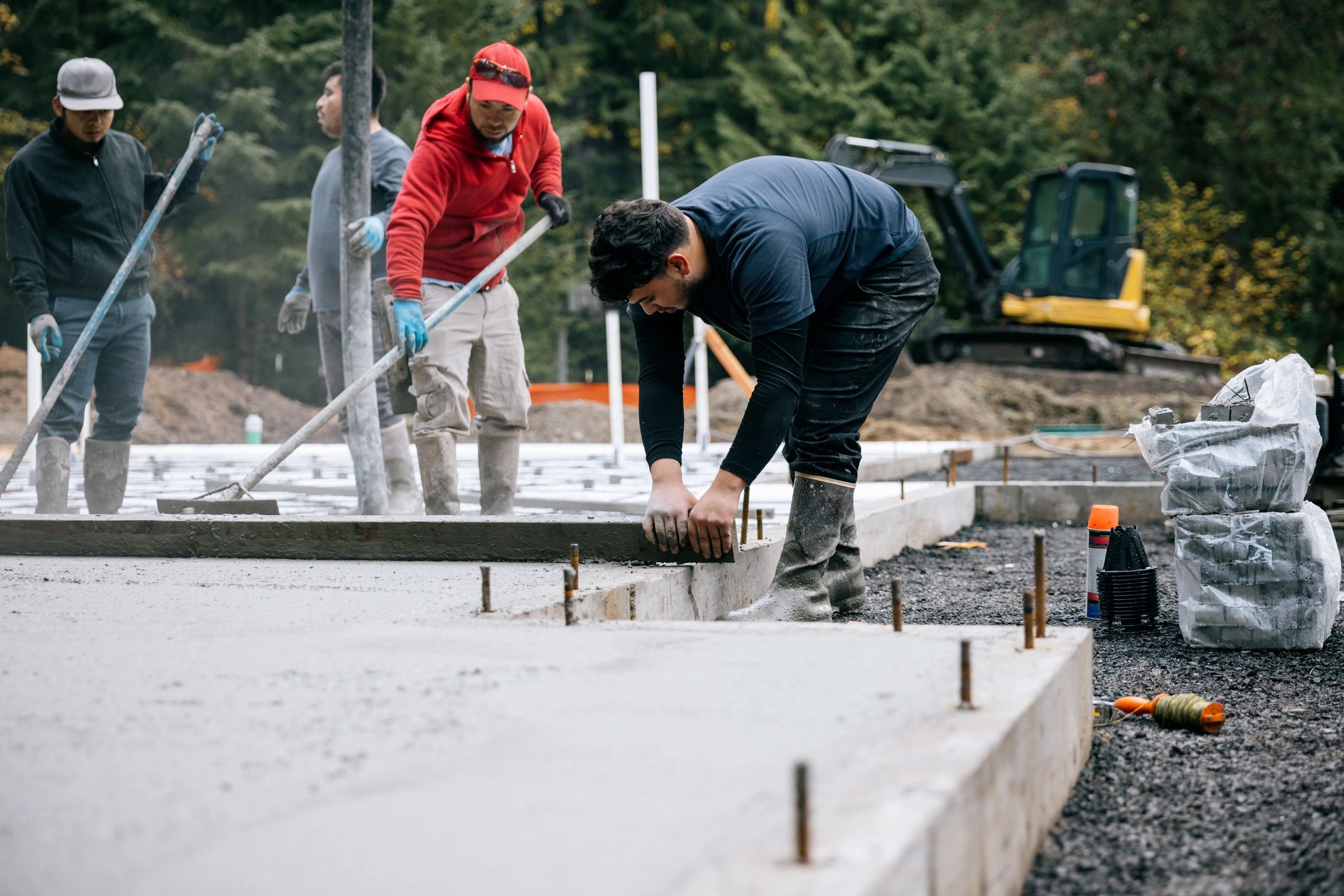 construction team at work